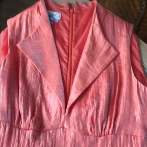 Maggy London Coral Sleeveless Dress